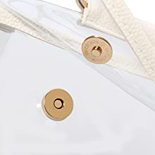 Fashionable Design Luxury PVC Handbag Purse, Organizer Dust Cover, Bag Protector, Magnetic Snap Closure 2