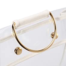 Fashionable Design Luxury PVC Handbag Purse, Organizer Dust Cover, Bag Protector, Magnetic Snap Closure 3