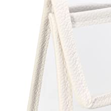 Fashionable Design Luxury PVC Handbag Purse, Organizer Dust Cover, Bag Protector, Magnetic Snap Closure 5