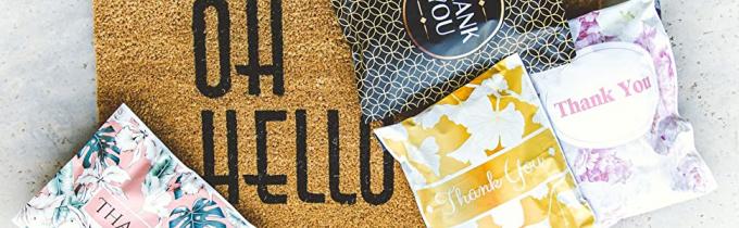 Mailer Envelope Tropical Leaf Mailing Shipping Package Bags-Self Seal, Shipping Supply, express delivery bags 1