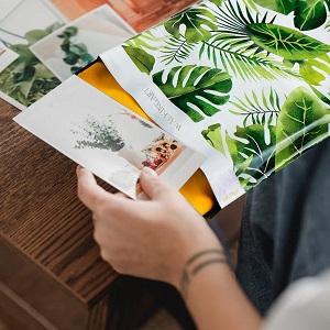 Compost Extra Thick Unpadded, Plant Based Biodegradable Envelope, COMPOSTABLE MAILER MOVEMENT, Mailer 3