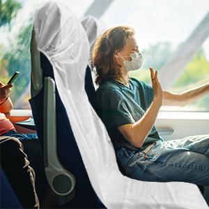 Disposable Fabric, Non-woven, Cover protectors, Cars Accessories Interior Decorative Cover, Airplane, Train, Bus 2