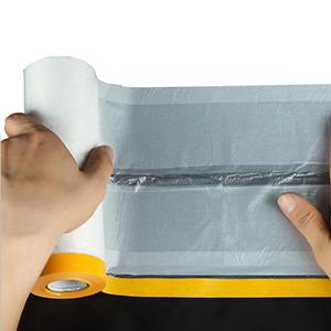 Automotive Roll Masking Film set, Painting Tray kit, Pre-Taped, Sheeting Covering, Car Furniture Protection Cover 7
