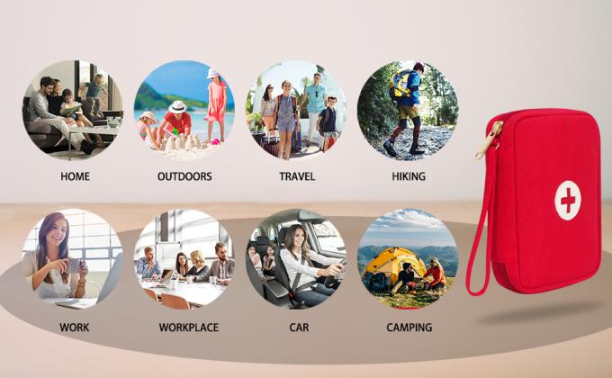 First Aid Bags, Kit Bag, Medical Storage Bag, Portable Pouch, Emergency Medicine, Handy Pills Pocket 2