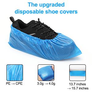 Safety Products, anti-slip, Indoor Disposable, Medical Plastic, Shoe Covers, Waterproof PE CPE Material 4