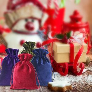 Velvet Gift Bags, Velvet Drawstring Pouches, Bracelets, Necklaces, Watches, Rings, Jewelry packaging 6