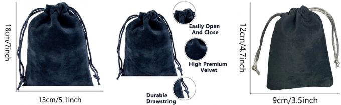 Velvet Gift Bags, Velvet Drawstring Pouches, Bracelets, Necklaces, Watches, Rings, Jewelry packaging 13