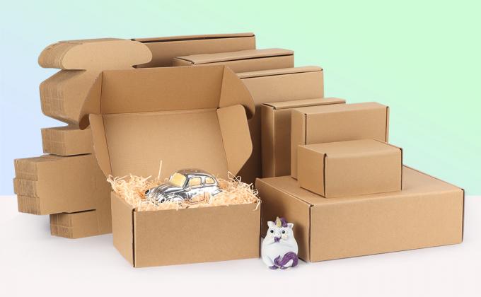 Corrugated Fruit Packing Box, Gloss Lamination, Offset Printing, Foldable Box, Flower Cone, Flowral Packaging 4