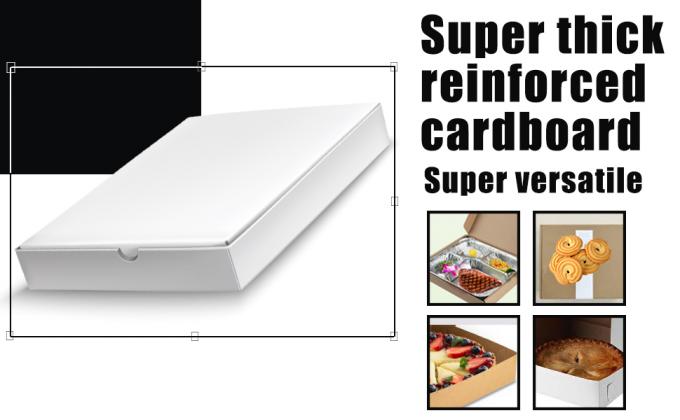 Custom Pizza Packing Paper Box Corrugated With Different Size, Recycle Paper Simple Pizza Package Lunch Box 2