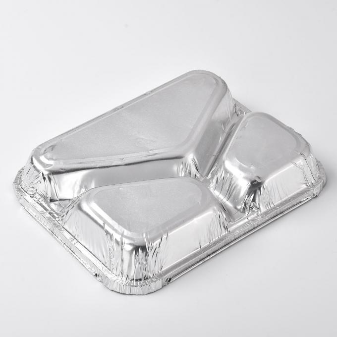 Alloy 8011, Disposable Environmental Protection Household, Compartments Aluminum Foil Container Tray 10