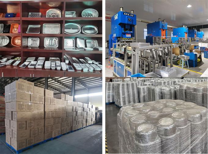 Kitchen Artifact Barbecue Box Aluminum Foil Bowl, Restaurant Anti-Leakage Takeout, Fast Food Container 6