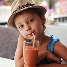 PLA Drinking Straws, CPLA Giant Straws, Individually Wrapped, Plant Based Compostable Flexi straws, cocktail 20