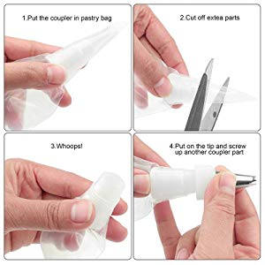 Biodegradable Pastry Piping Bags, Cake Decorating Bags, Baking Cookies Candy Supplies Kits,  Icing Bags 2