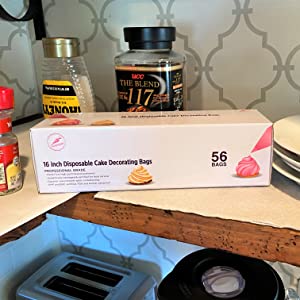 Biodegradable Pastry Piping Bags, Cake Decorating Bags, Baking Cookies Candy Supplies Kits,  Icing Bags 11