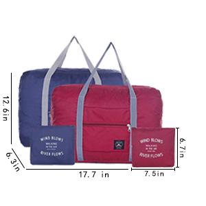 Sports Duffel Bag, Foldable Storage Bag, Toiletry Makeup, Travel Shoulder Bag Canvas Cotton Bags With Zippers 4