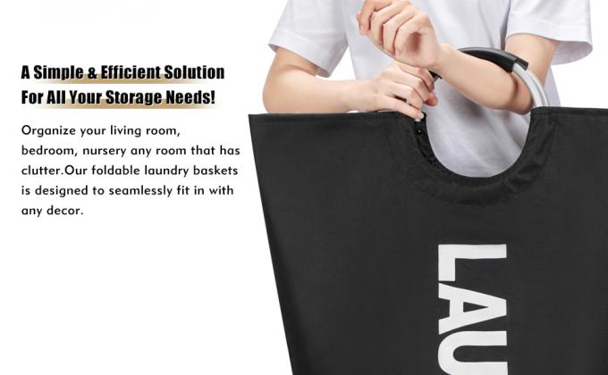 Washing Hamper Best Dirty Laundry Basket Laundry Cart With Handle, Collapsible Laundry Basket Easy Storage 8