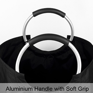 Laundry Baskets with Easy Carry Handles, Hamper, Folding Washing Bins, Family Laundry Room Bathroom 3