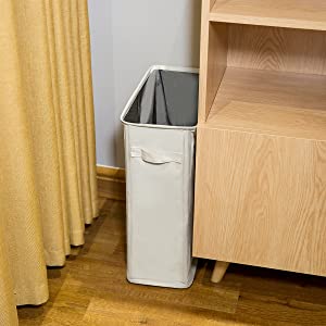 Laundry Baskets with Easy Carry Handles, Hamper, Folding Washing Bins, Family Laundry Room Bathroom 21