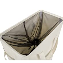 Laundry Baskets with Easy Carry Handles, Hamper, Folding Washing Bins, Family Laundry Room Bathroom 24