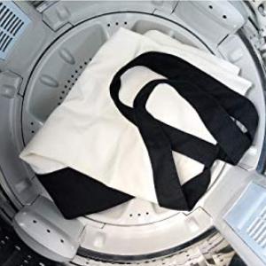 Top Zipper Closure. ORGANIC, REUSABLE, WASHABLE, CANVAS Shopping Bags With Handles, Cloth Grocery Tote 5