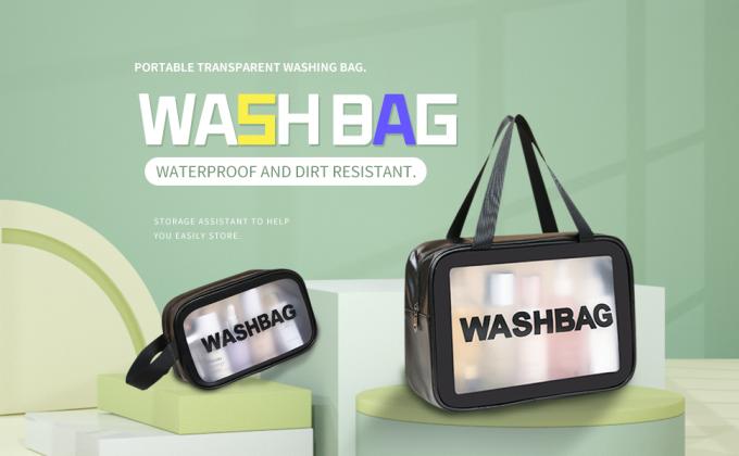 Storage, Travel, Promotion, Makeup Packing, Kits Organizer External Pockets, Cosmetic Large Makeup Bag 0