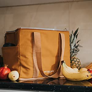 Cooler Bag For Frozen Cold Hot Food And Drinks - Insulated Bag For Beach, Picnic, Grocery Shopping Bags 4