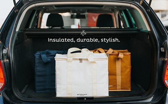 Cooler Bag For Frozen Cold Hot Food And Drinks - Insulated Bag For Beach, Picnic, Grocery Shopping Bags 7