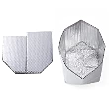 Aluminum Cooler Sealed Insulated Bag, Handle Thermal Lunch Bag, Hot Cold Bag, Transportation, Preservation 6