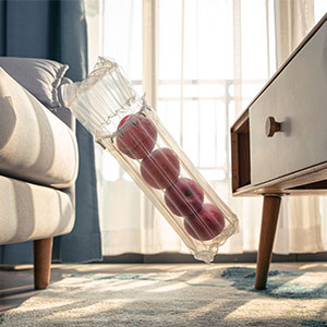 Inflated Wine Bottle Protector Bags, Sleeves Glass Travel Transport, Air Filled Column, Leakproof Cushioning 8