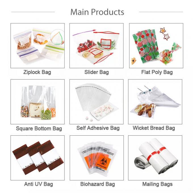 Recyclable Biodegradbale Food Packaging Zipper Zip lockk Bag Reusable Freezer Storage Zip Lock Bags For Fridge 5