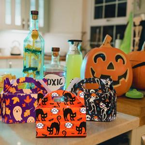 Pumpkin Lawn Bags, Festive Leaf, Halloween Decorations, Trick Or Treating, Party Supplies, Giant Goody Bags 15