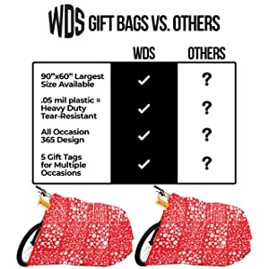 Jumbo Gift Giant Bike Bag, heavy duty Oversized, Jumbo Extra Large, Xmas Present Gift wrapping sacks 6